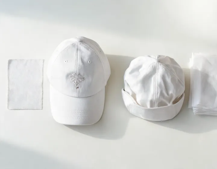 Cap quote comparison worksheet with embroidery sample and packing reference